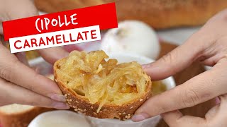 Cipolle caramellate in padella ricetta facile e super versatile [upl. by Rissa]