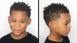 HOW TONatural Hair Twist for boysmentwist comb [upl. by Lyreb]