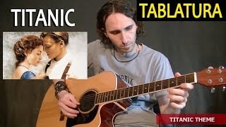 Como Tocar Titanic En Guitarra Acústica Tutorial Rápido con Tablatura TCDG [upl. by Ken]