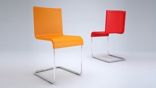 Chair Modeling 3DS Max Tutorial 3dsmax course tutorial animation design [upl. by Anyrtak]