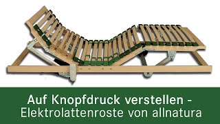 Elektro Lattenrost  schnell und einfach verstellen [upl. by Ellesig]