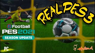 PES 2021 NEW GAMEPLAY MOD  REAL PES 3  TUTORIAL  RELEASED [upl. by Estey]