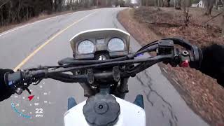 GoPro Hero 6 Black Telemetry Test KLR 250 Top Speed Test [upl. by Konopka235]