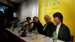 Press conference in Hong Kong  BerlinPhilAsia17 [upl. by Vary]