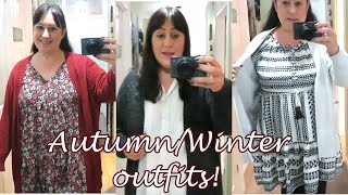 AUTUMNWINTER OUTFITS  FIVE OUTFITS FOR PLUS SIZE INSPO [upl. by Gapin]