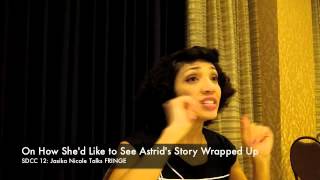 Jasika Nicole Talks FRINGE Season 5 [upl. by Airdnaed]