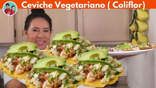 Hoy Vamos Hacer un CEVICHE VEGETARIANO  de COLIFLOR [upl. by Noelopan]