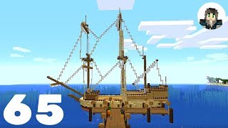 The Sailing Ship Part 3 Masts Sails and Rigging  Minecraft Dreaming Dominion S2 65 [upl. by Ceporah]