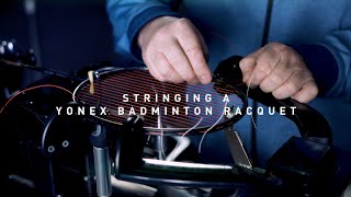 StringScience  How To String A Badminton Racquet [upl. by Rayna]