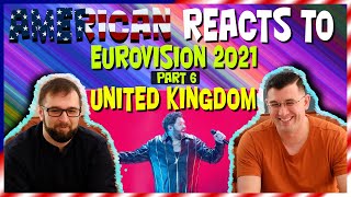 American reacts to Eurovision 2021 United Kingdom James Newman  Embers [upl. by Nevek823]