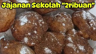 Ide Usaha Jajanan Sekolahan harga murah mengenyangkan rasa enak cekodok pisang upin ipin [upl. by Yaral]