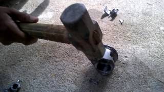 Hammer vs forged pistonampcast piston [upl. by Damal]