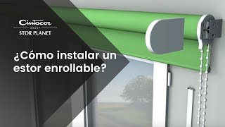 ¿Cómo instalar un estor enrollable  Stor Planet [upl. by Lamori318]