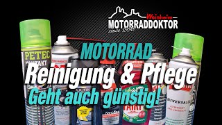 MOTORRAD Reinigung und Pflegen  Das geht auch günstig  Perfekt reinigen und pflegen [upl. by Balfore]