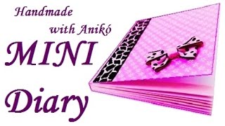 How to make mini DIARY [upl. by Vevay]