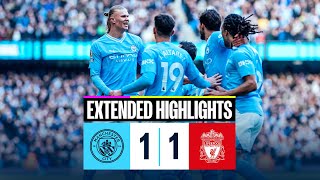 MAN CITY 11 LIVERPOOL  Haaland hits 50th PL GOAL in record time  Extended Highlights [upl. by Dolphin]