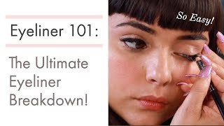 Eyeliner 101 Everything You Need To Know  How to Apply Pencil Liner [upl. by Adniram657]