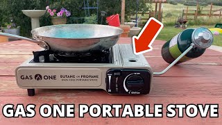 Gas One GS3400P Portable Camping Stove Review The Best Camping Stove [upl. by Jehius]