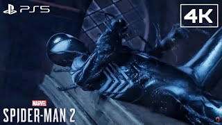 Peters Symbiote Gets Affected By The Bell Sound Scene  Marvels SpiderMan 2 PS5 [upl. by Talia]