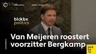 Van Meijeren roostert Bergkamp Liet zich manipuleren door regering om Baudet het woord te ontnemen [upl. by Kcirej]