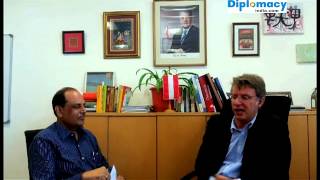 Exclusive Interview with HE Mr Bernhard Wrabetz Ambassador of Austria to India [upl. by Auhsoj]