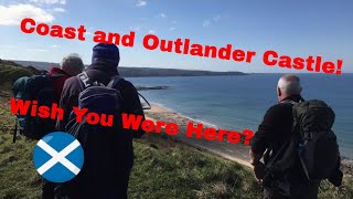 Scottish Castle to Castle Dunure to Culzean on the Ayr Coastal Path [upl. by Tteltrab]