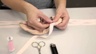 How to Tie A Ribbon Bow  Craft Techniques [upl. by Ritch]