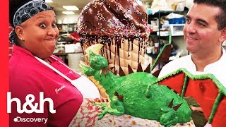 Los pasteles más grandes de la temporada  Cake Boss  Discovery HampH [upl. by Steinberg]