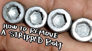 How to remove a stripped bolt handlebar cap [upl. by Abie428]