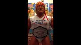 Custom WWF LJN Hulk Hogan 16quot American Made WWE wrestling figure Mattel [upl. by Aldis]