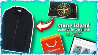 Stone Island Patches im Vergleich ⚪️ topstoney amp aliexpress [upl. by Maharg]