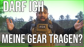 Airsoft Gear amp Militärkleidung in der Öffentlichkeit tragen verboten [upl. by Ender]