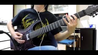 AnalepsyViral Disease guitar cover Agile Interceptor Pro 727 with tabs [upl. by Ylelhsa]