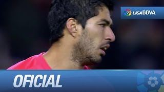 Remate de primeras de Suárez que sale desviado [upl. by Noeht]