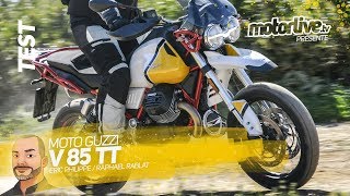 MOTO GUZZI V85 TT  TEST MOTORLIVE [upl. by Nalra]