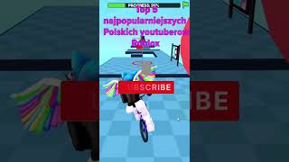 Top 5 najpopularniejszych polskich youtuberow Roblox roblox [upl. by Haukom]