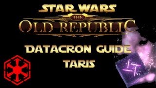 SWTOR  Datacron Guide  Taris Empire [upl. by Phyllis698]