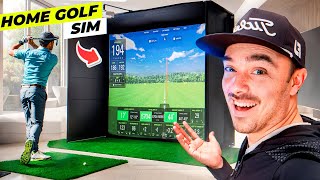 EASY WAY to Build a Dream Home Golf Simulator on a BUDGET [upl. by Adav]