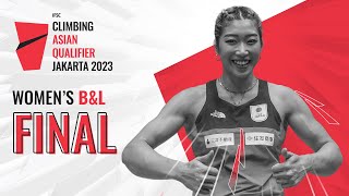 Womens Boulder amp Lead final  Jakarta 2023 [upl. by Tammy]