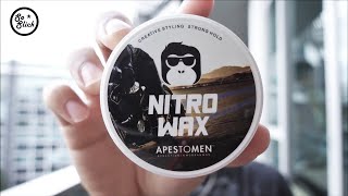 NITRO WAX by APESTOMEN  Review amp Styling [upl. by Murielle]