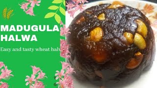 madugula halwa recipe  tasty wheat halwa  మాడుగుల హల్వా 😋 [upl. by Hepza820]