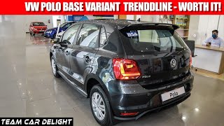 VW Polo Base Model 2021  Walkaround Review with On Road Price Accessories  Polo 2021 Trendline [upl. by Warrin]