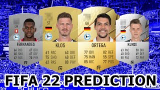 FIFA 22 Ratingprediction für Arminia Bielefeld [upl. by Fitzhugh732]