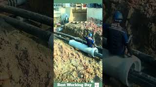 Best working day 1639 Pipeline installation process [upl. by Thorn]