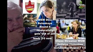 ChessBoxer WGM Dina Belenkaya VS TheMagician Late Titled Tuesday [upl. by Neltiac972]