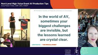 Catersource 2024 Nextlevel high value event AV production tips AVtips AVpartner AVbudgetsavings [upl. by Yhtnomit]