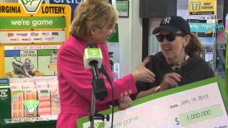 Burke Woman Wins 1 Million in Virginias New Years Millionaire Raffle [upl. by Ahsiuqel]