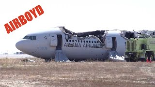 Asiana Flight 214 Wreckage Raw Footage [upl. by Alitta953]