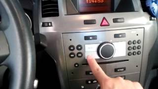 ajustar reloj en opel zafiramp4 [upl. by Notsahc]