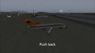 Hapag lloyd B727 100 Riem to Venice [upl. by Sparky535]